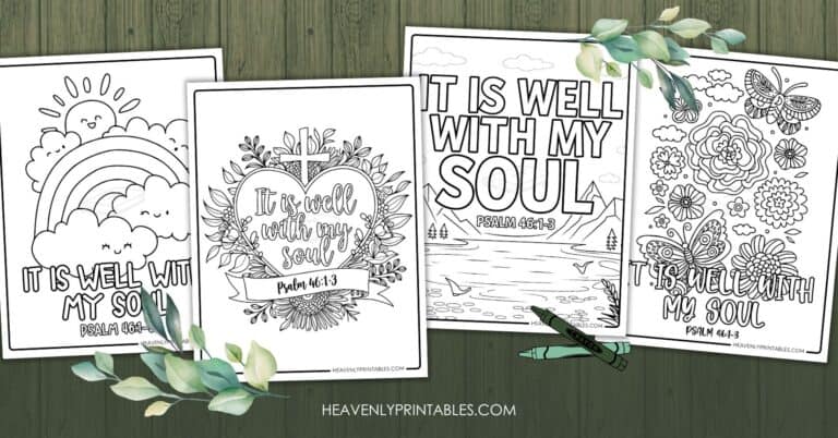 Coloring Pages Archives - Heavenly Printables