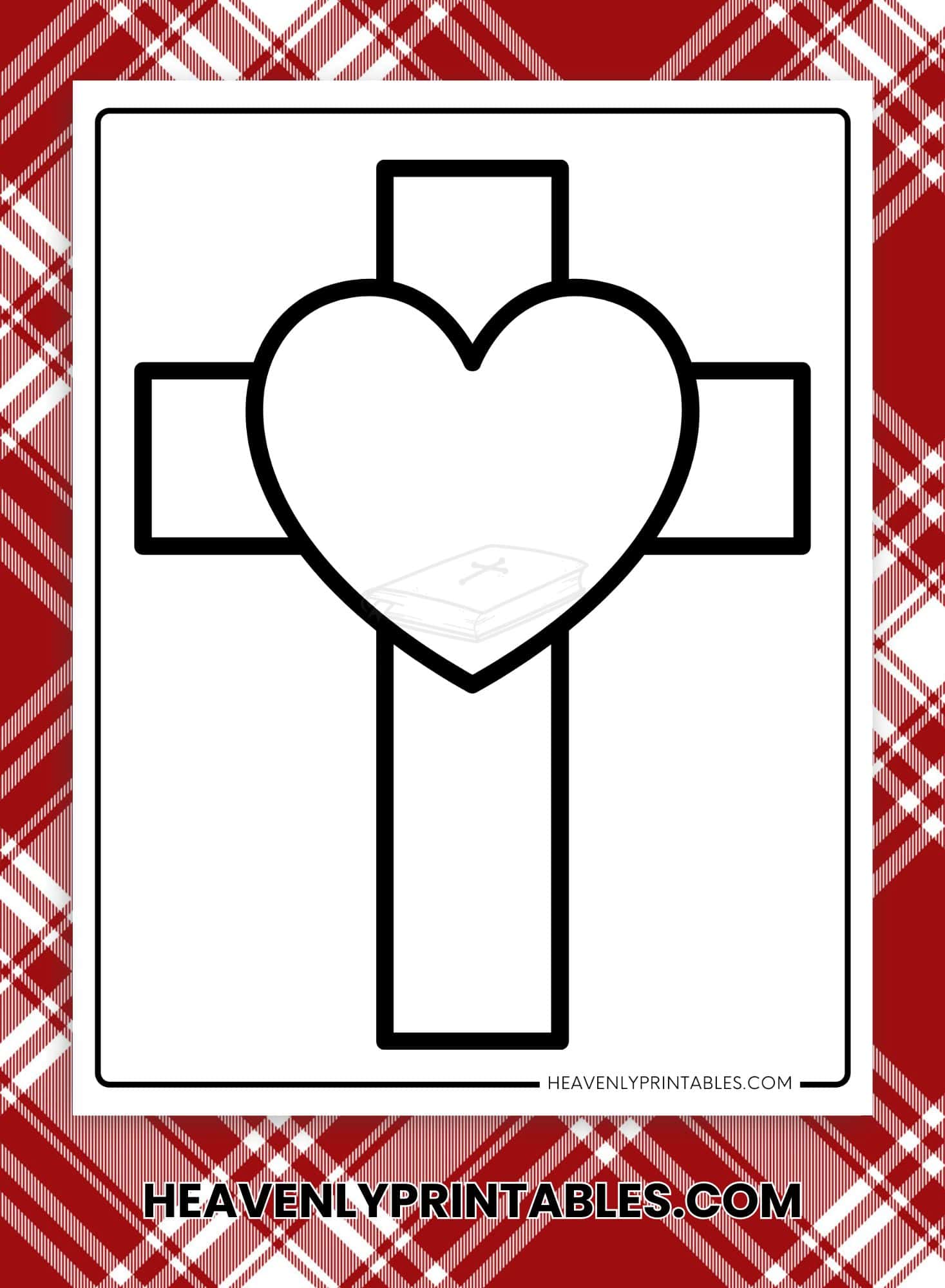 Cross Coloring Pages (Free PDF Printables) - Heavenly Printables