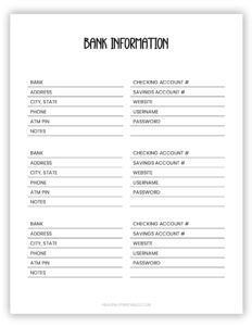 Final Wishes Planner (Free PDF Printable) - Heavenly Printables
