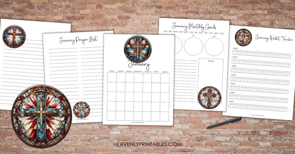 December Calendar Planner (Free PDF Printable) - Heavenly Printables