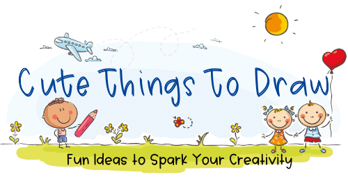 cute things to draw happy kids logo