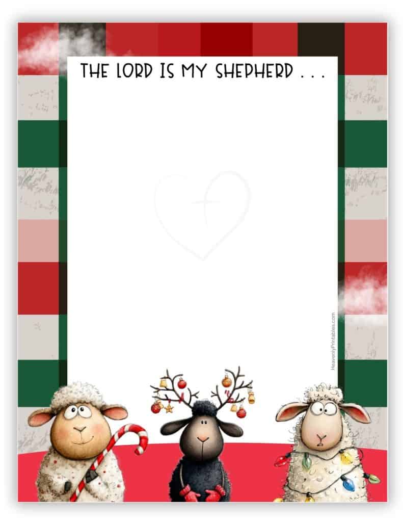 Christmas The Lord is my Shepherd